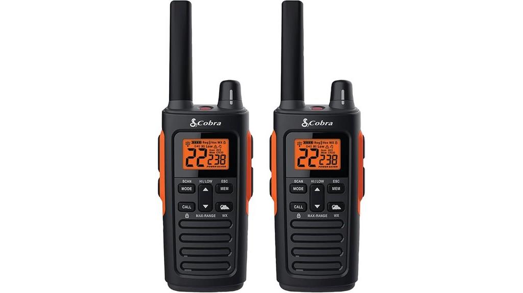 two pack cobra walkie talkies
