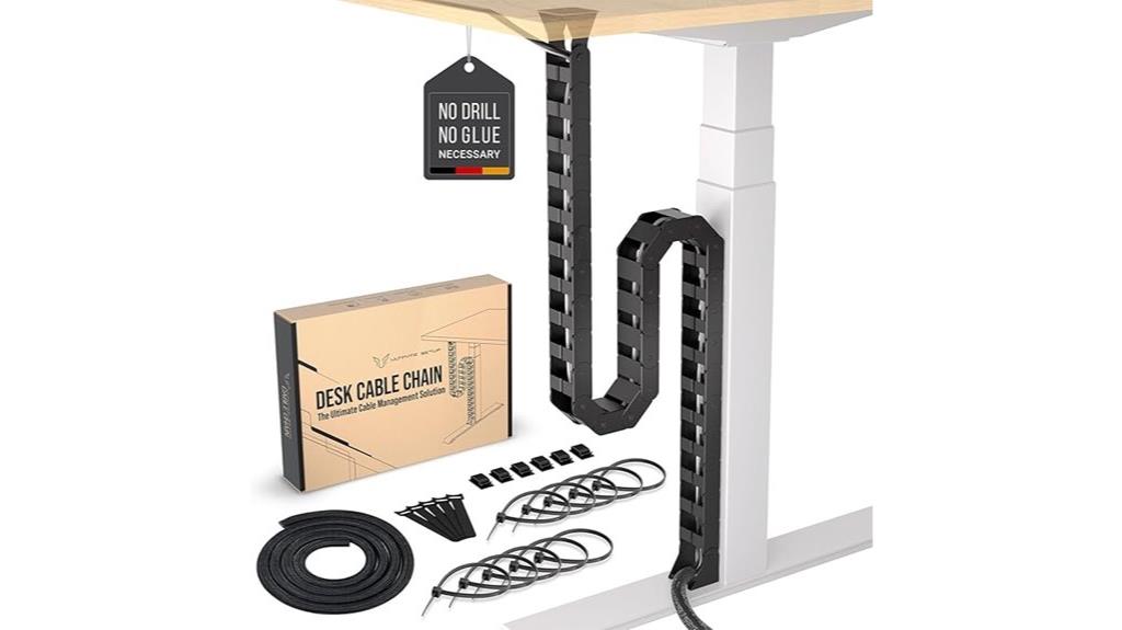under desk cable organizer
