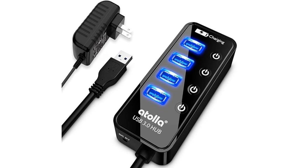 usb hub with smart switch