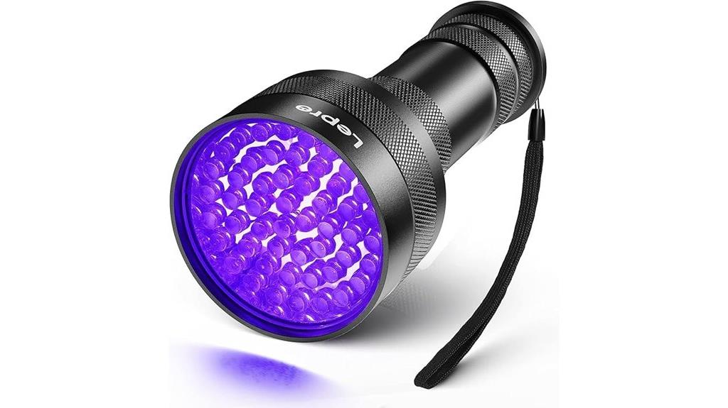 uv flashlight with 51 leds
