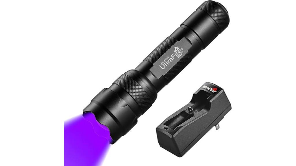 uv led blacklight flashlight