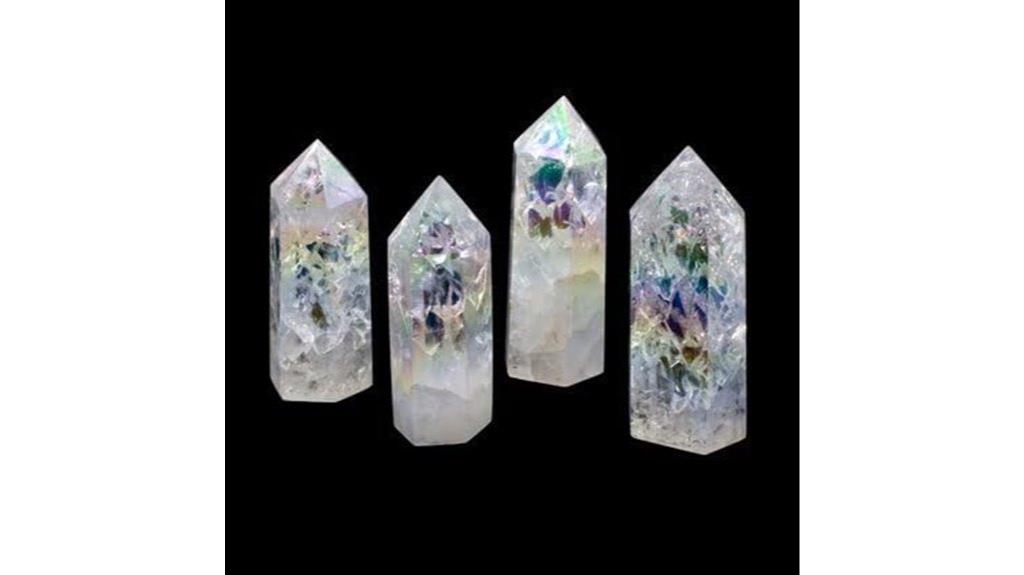 vibrant aura quartz point