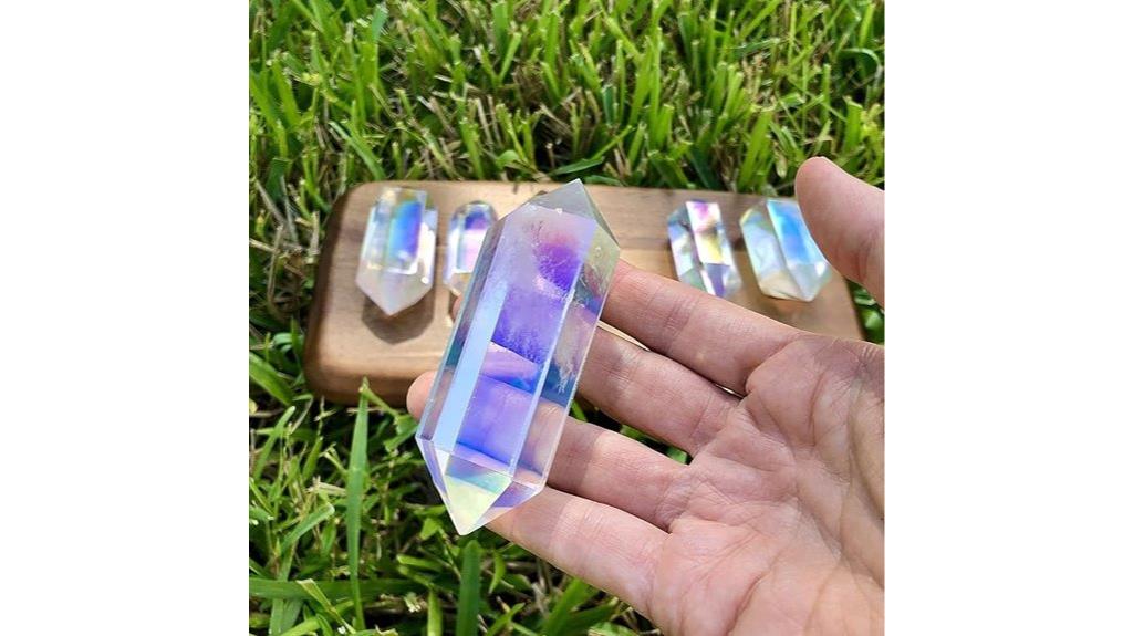 vibrant iridescent gemstone