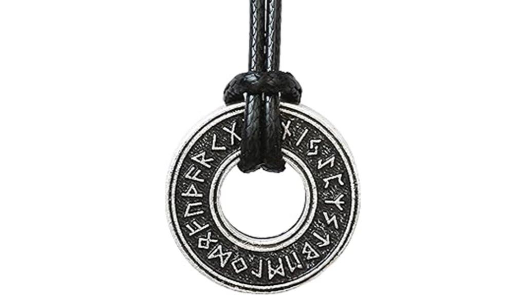 viking runes necklace gift