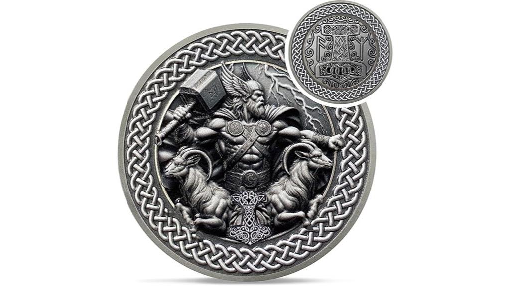 viking thor hammer coin
