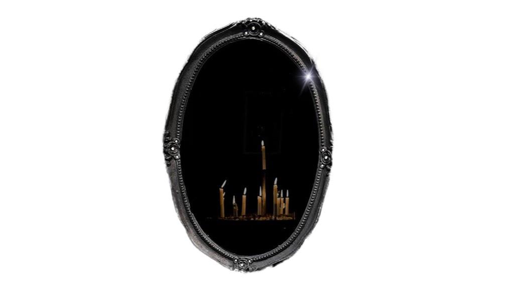 vintage acrylic scrying mirror