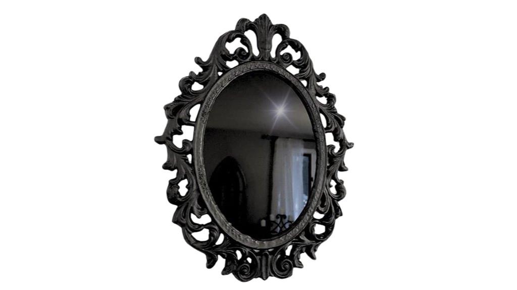 vintage acrylic scrying mirror
