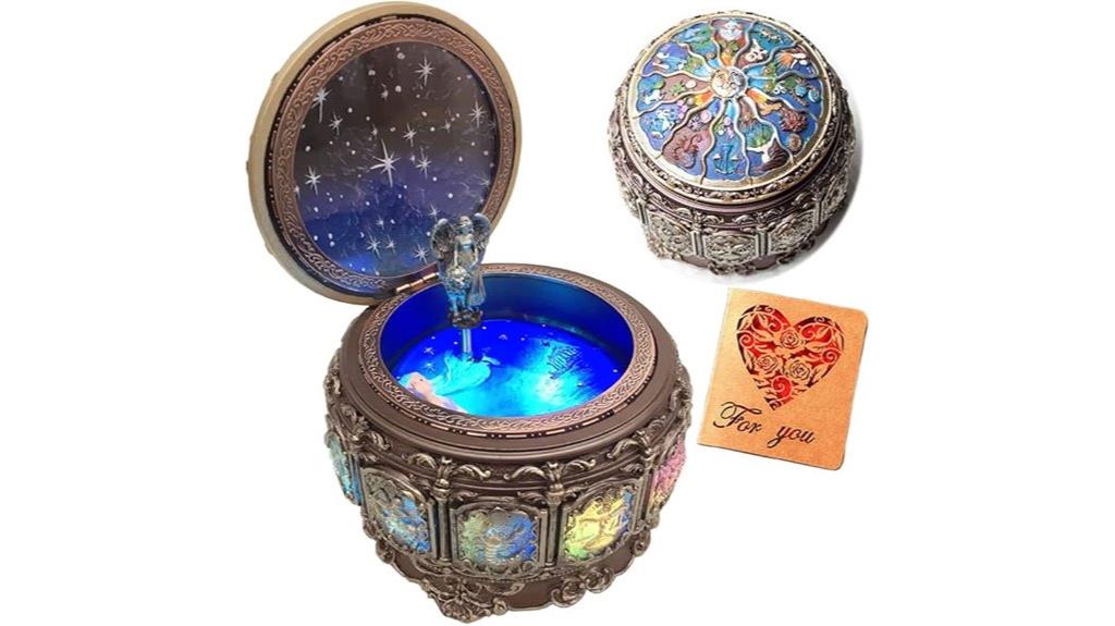 vintage constellation music box