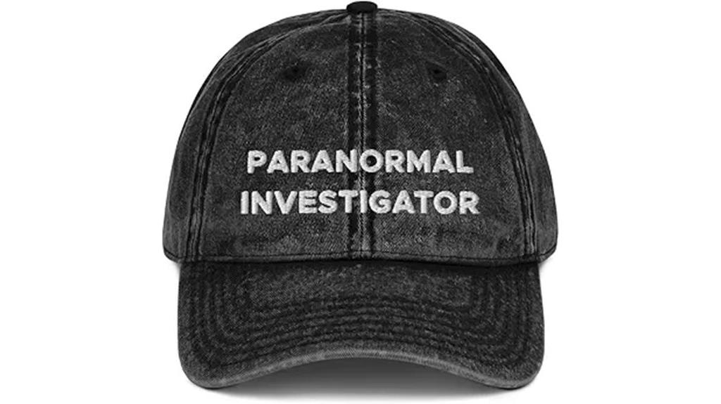 vintage embroidered paranormal investigator