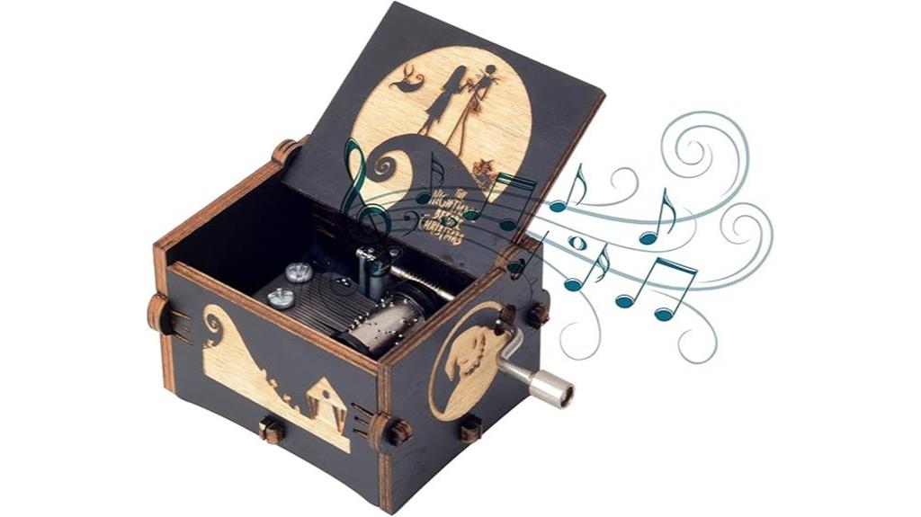 vintage halloween music box