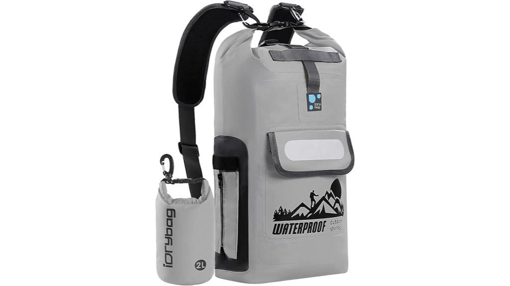 waterproof backpack sizes