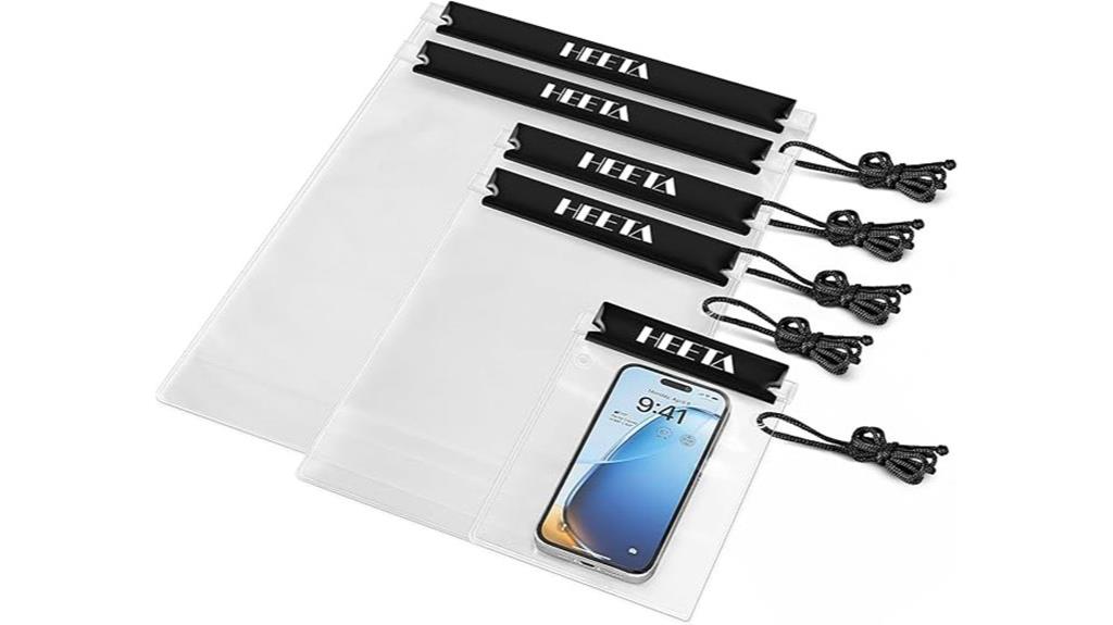 waterproof mobile device pouch