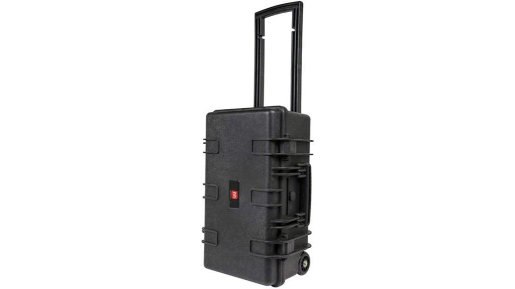 weatherproof hard case with wheels