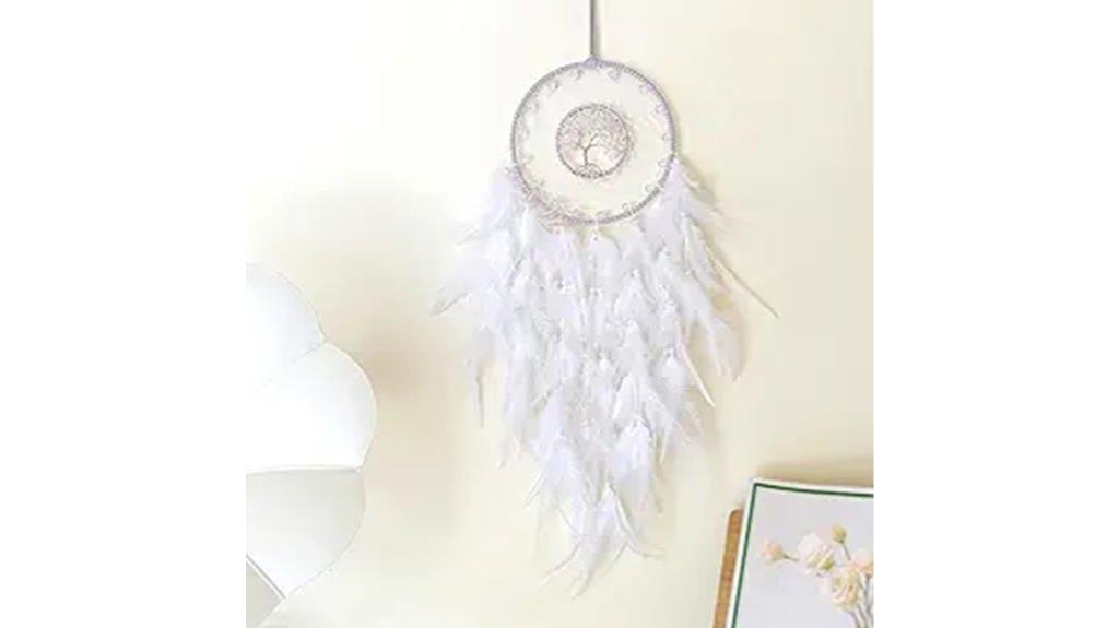 white crystal tree decor
