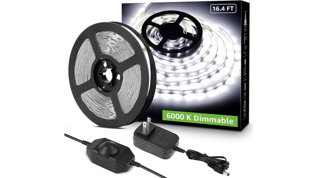 white dimmable led strip