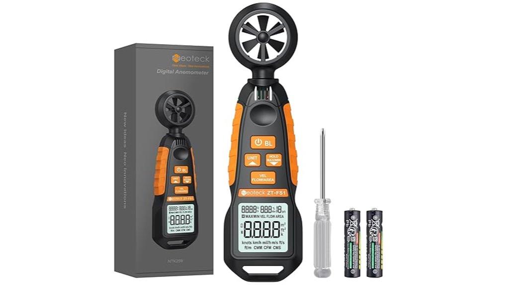 wind speed airflow meter
