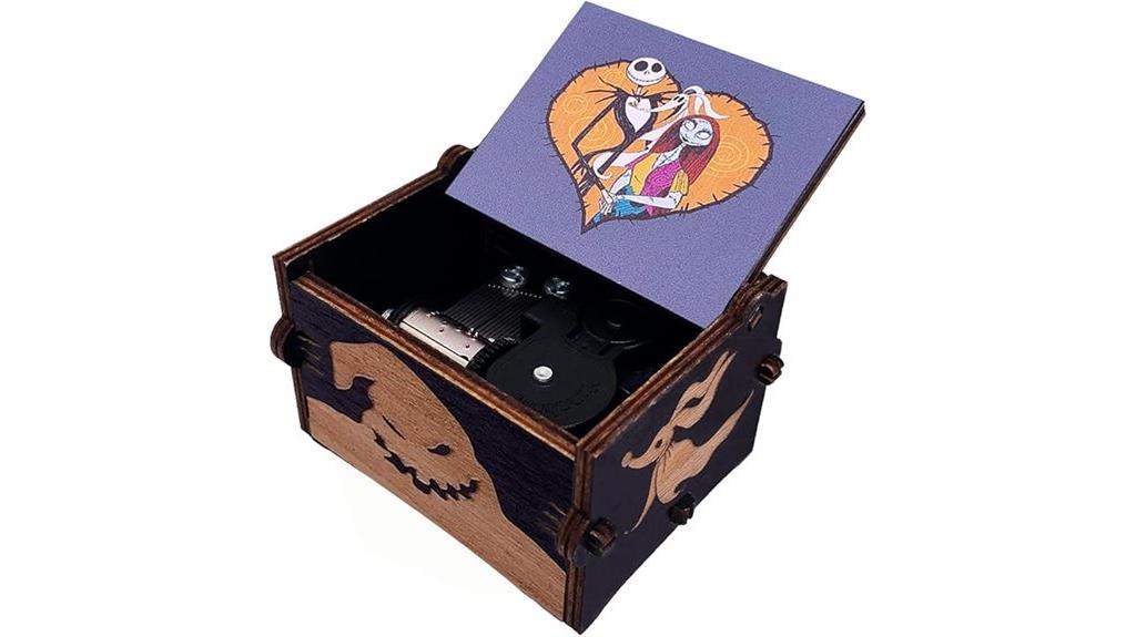 wind up holiday music box