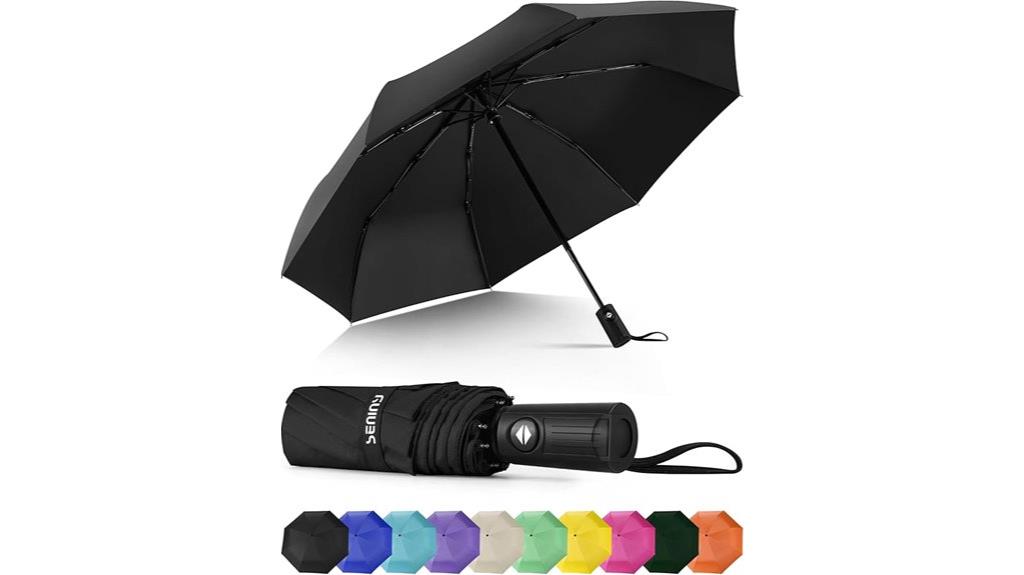 windproof automatic travel umbrella
