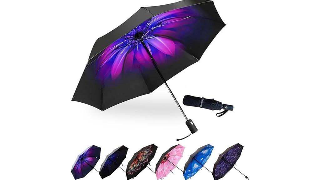 windproof uv travel umbrella