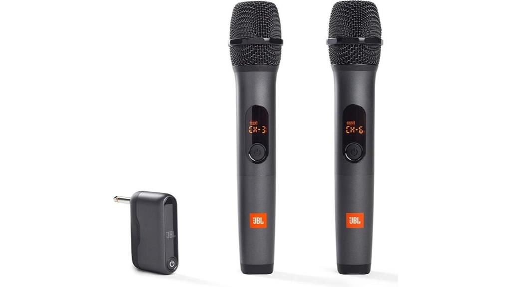 wireless dual mic receiver system
