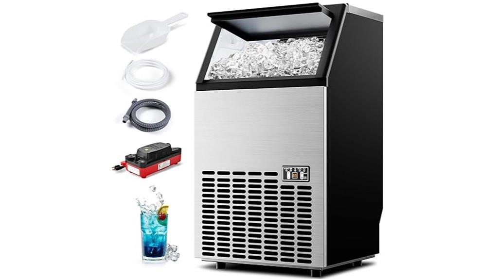 100lbs day ice maker