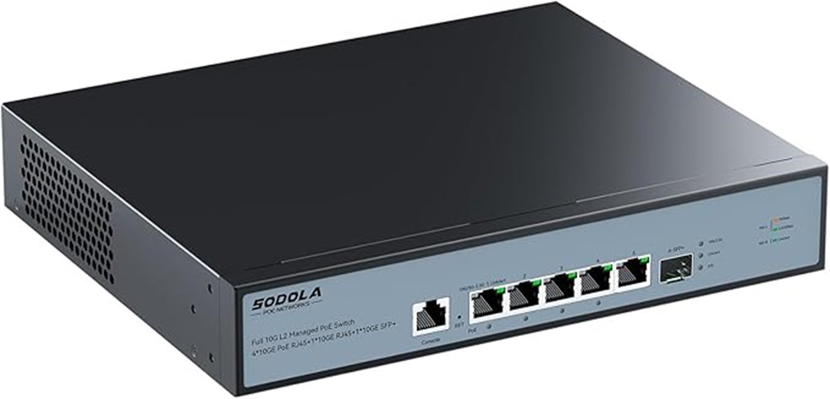 10gb poe managed switch