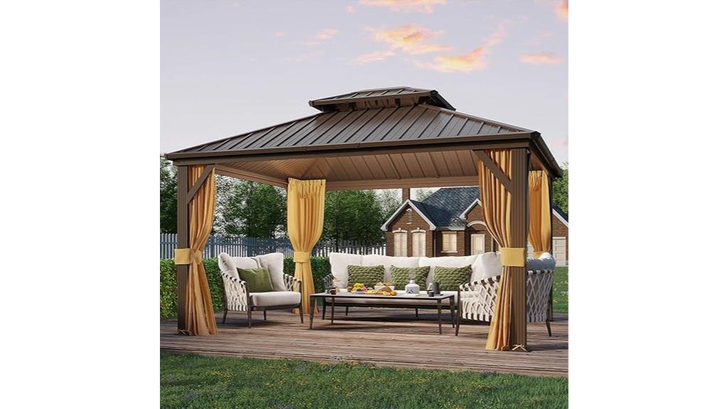 10x12 aluminum gazebo