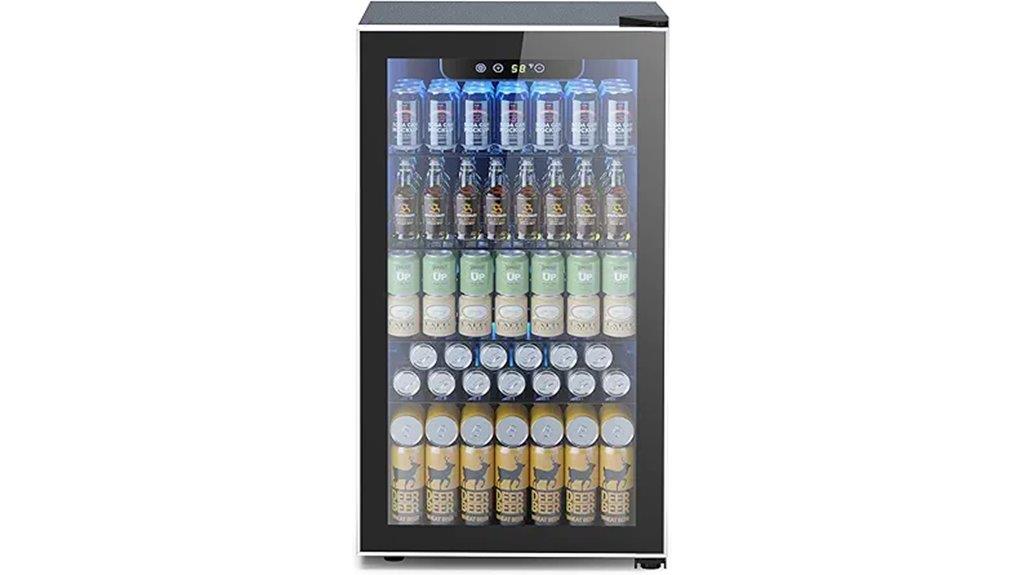 130 can capacity compact cooler
