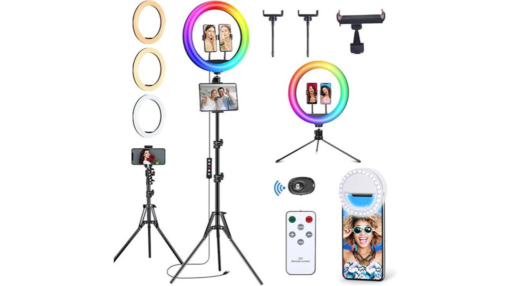 13 inch selfie light kit