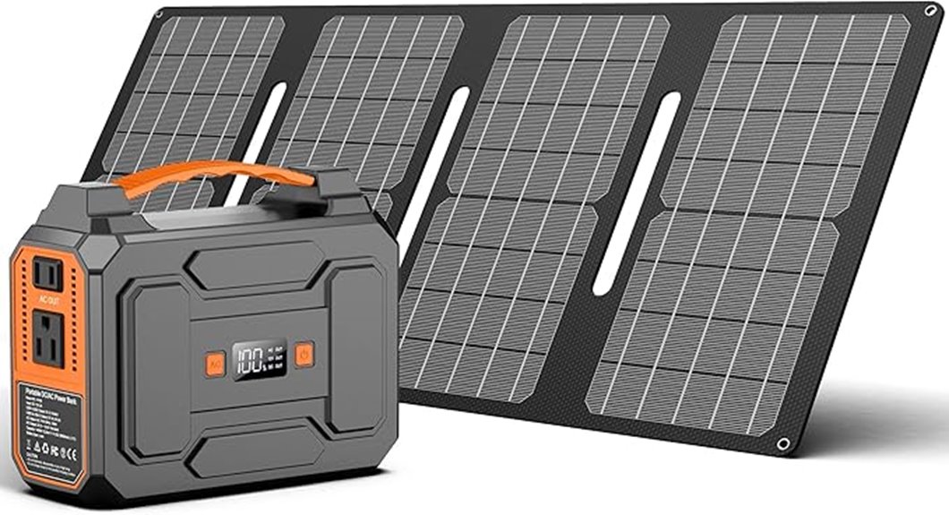 200w solar portable generator