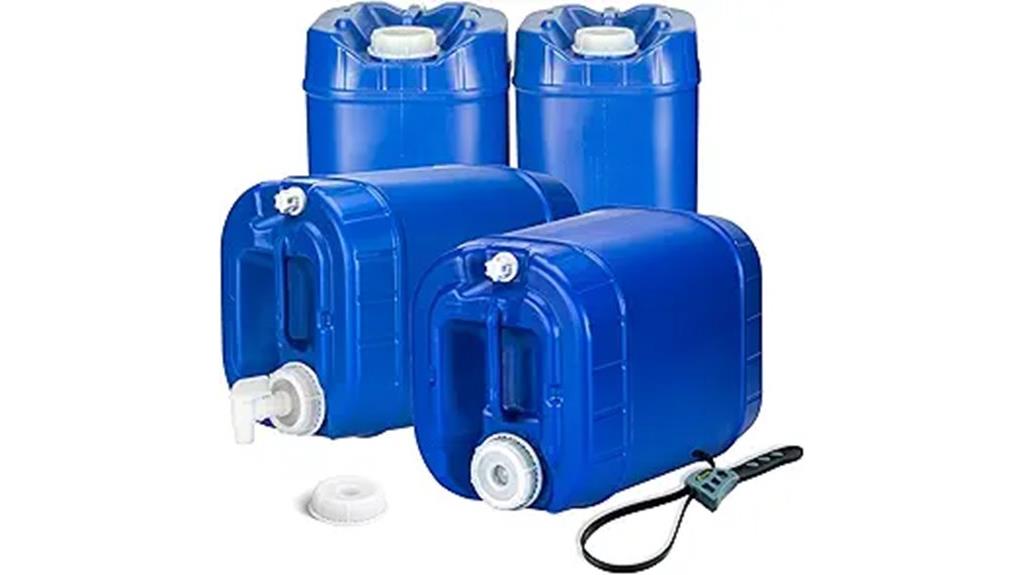 20 gallon emergency tanks