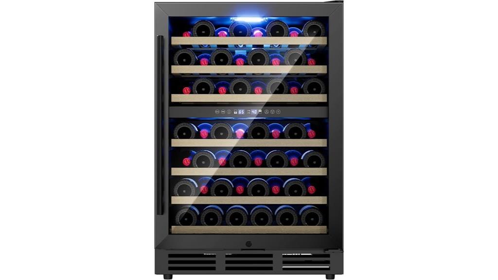 24 inch dual zone wine storage