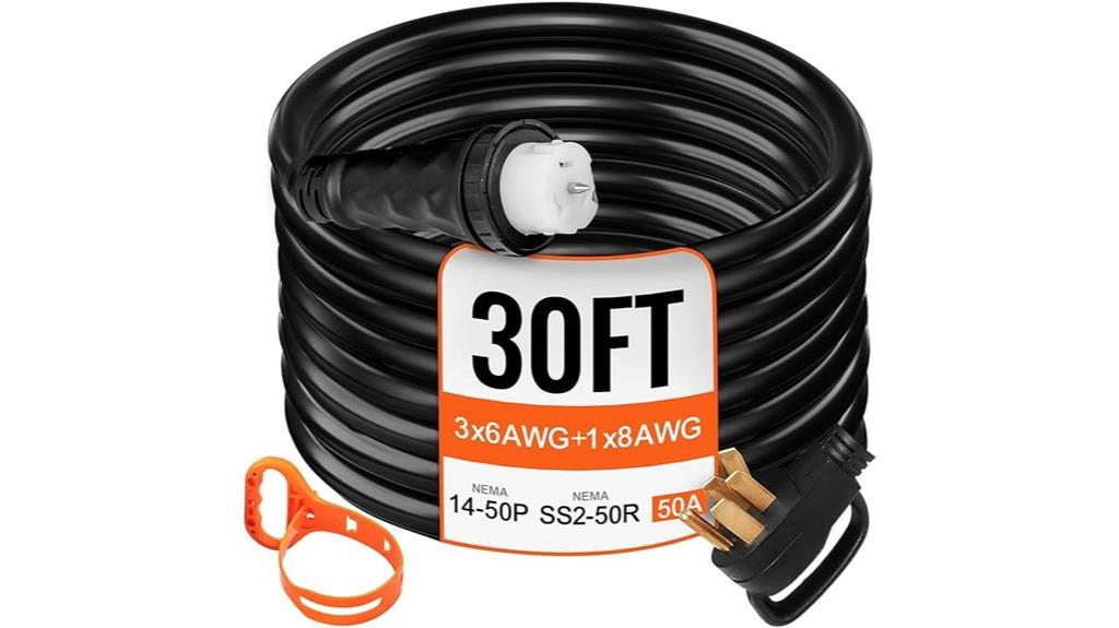 30 foot 50 amp extension cord