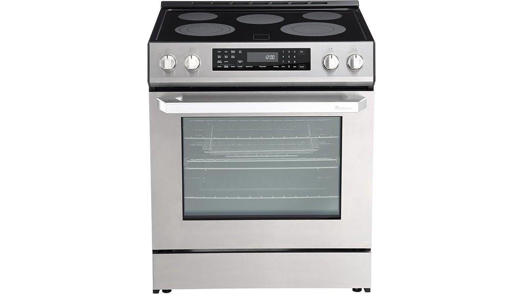30 inch electric convection range