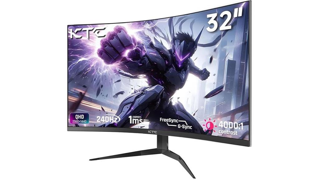 32 inch curved gaming monitor