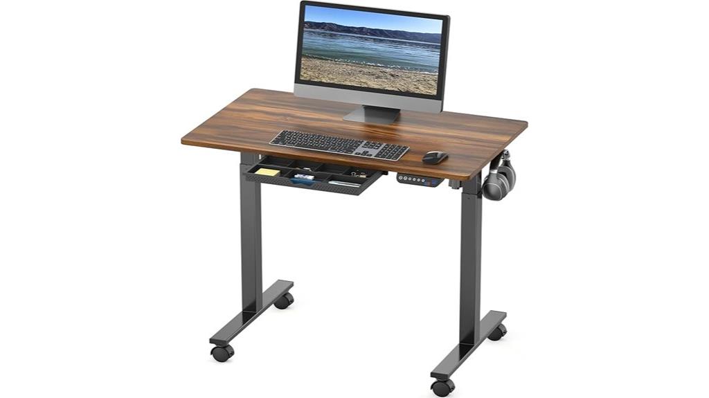 40 inch adjustable desk