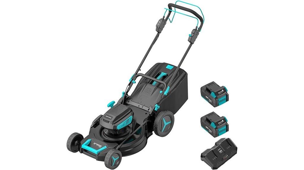 40v cordless mower features
