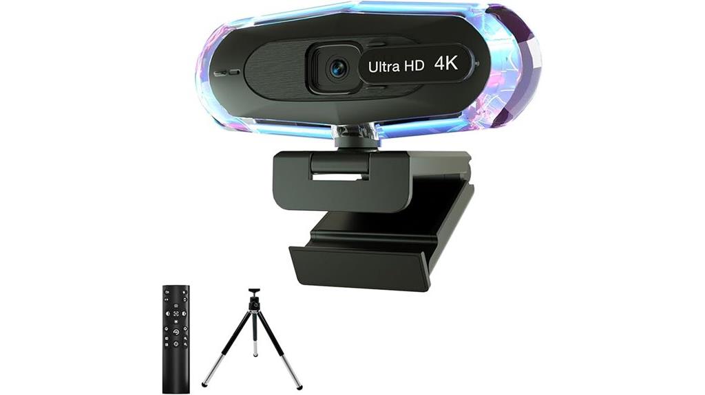 4k webcam with remote