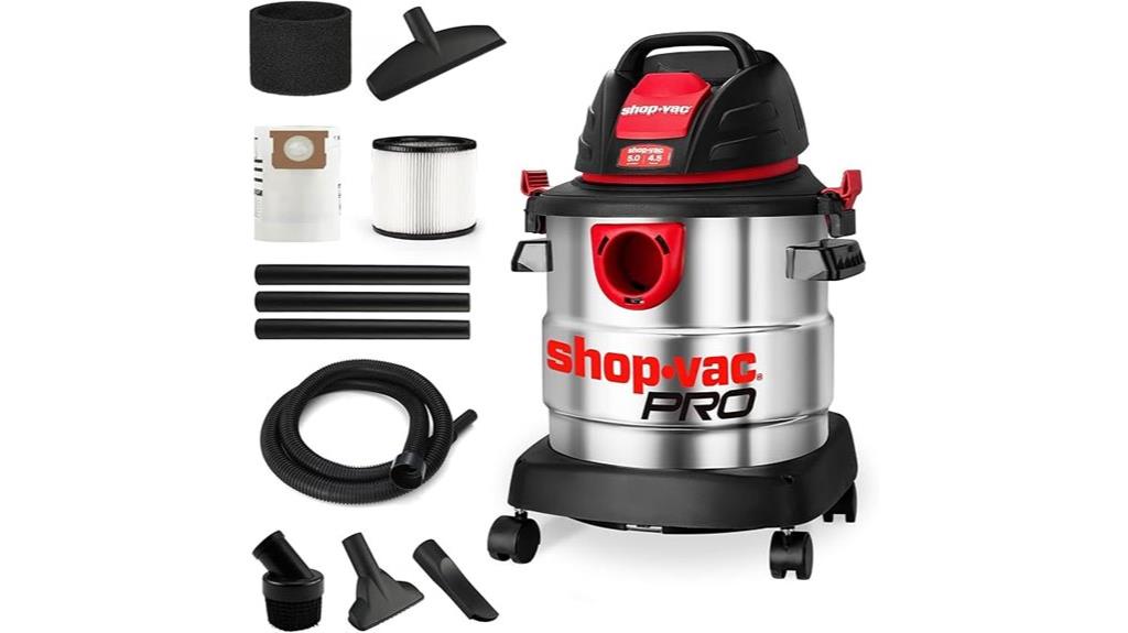 5 gallon wet dry vacuum