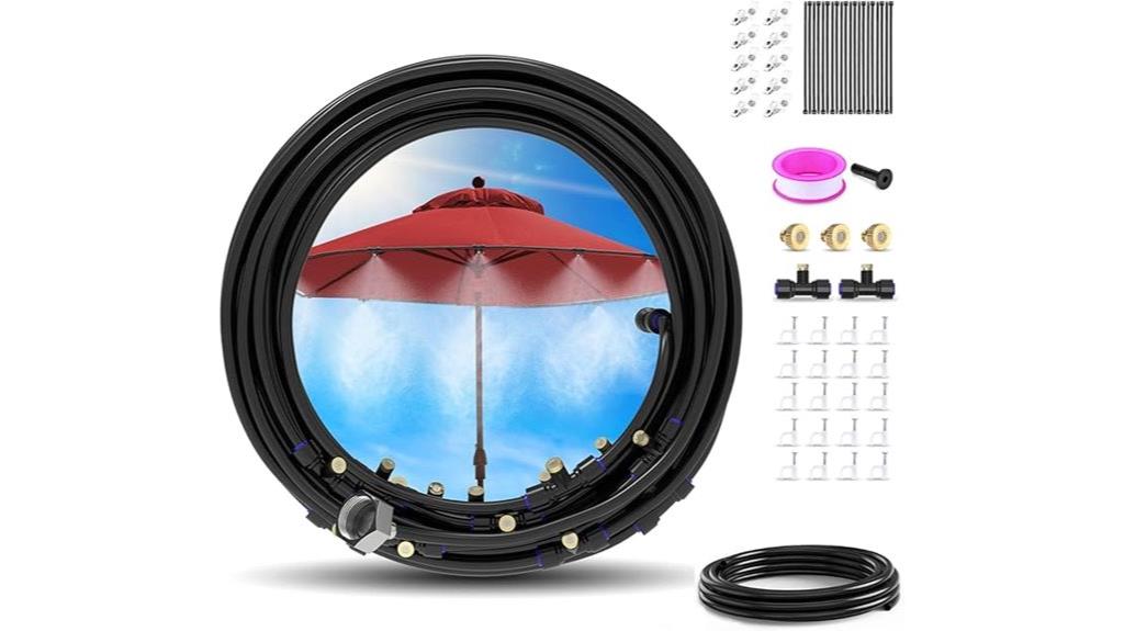 72 foot misting cooling system