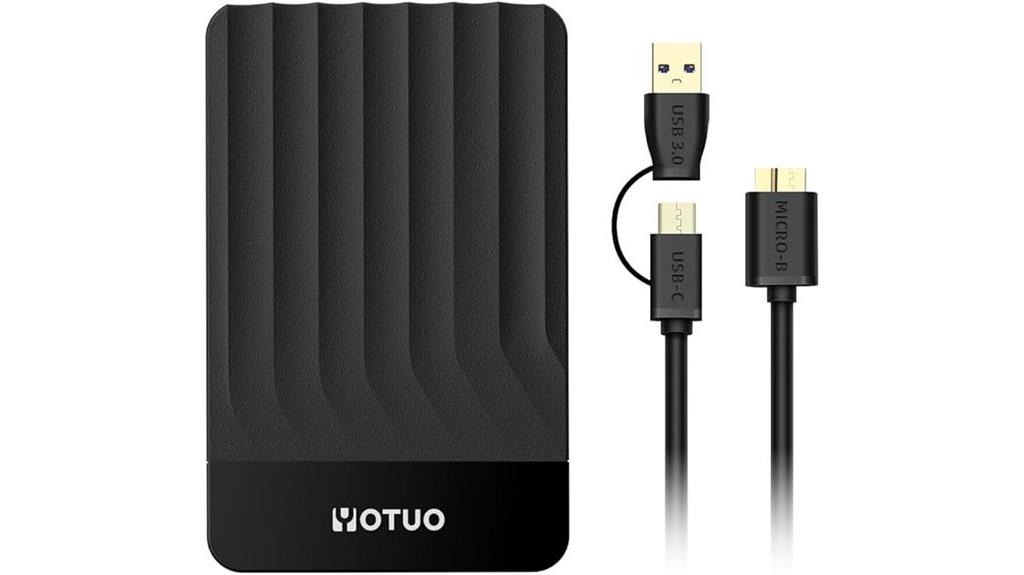 750gb black portable drive