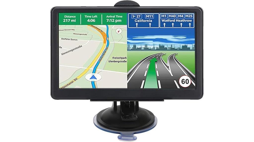 7 inch display gps