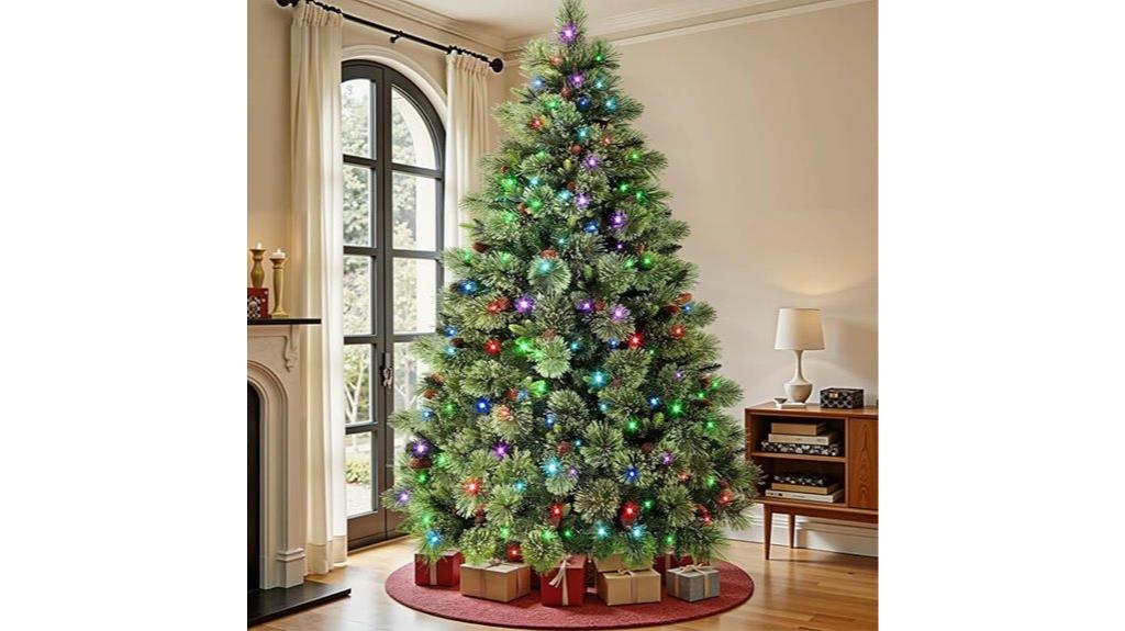 7ft prelit artificial tree