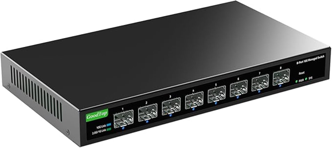 8 port 10gb sfp switch