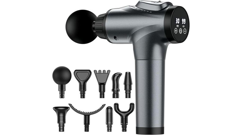 adjustable 30 speed massage gun