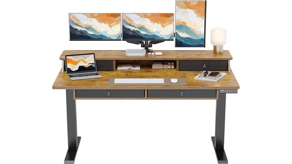 adjustable electric standing desk