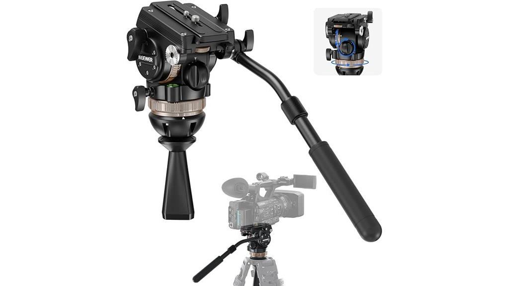 adjustable fluid head tripod