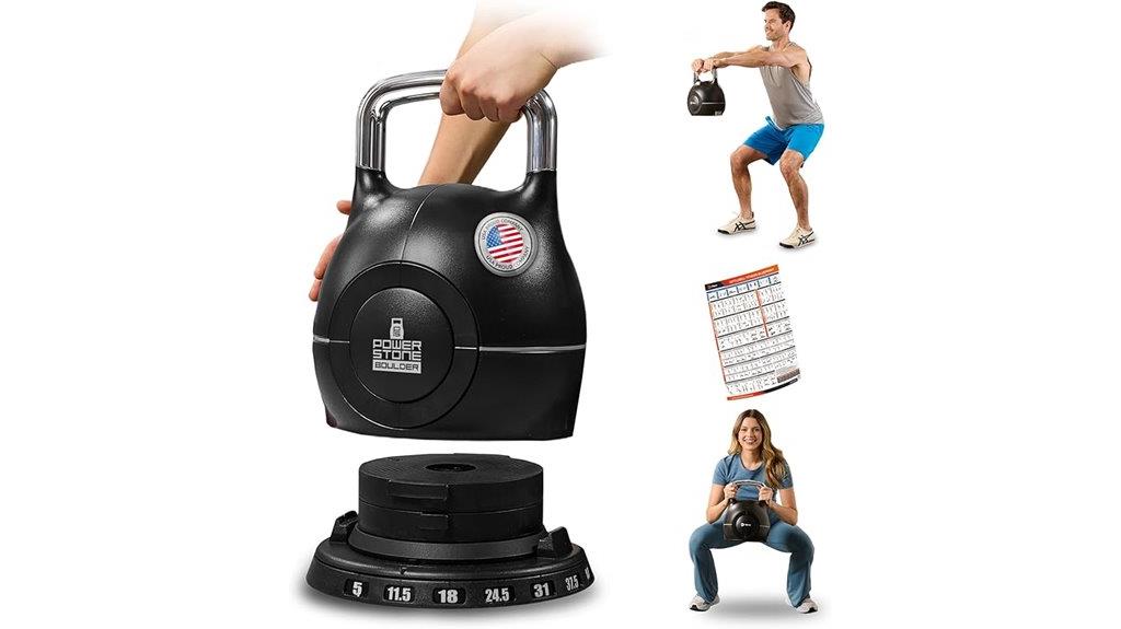 adjustable kettlebell with dial
