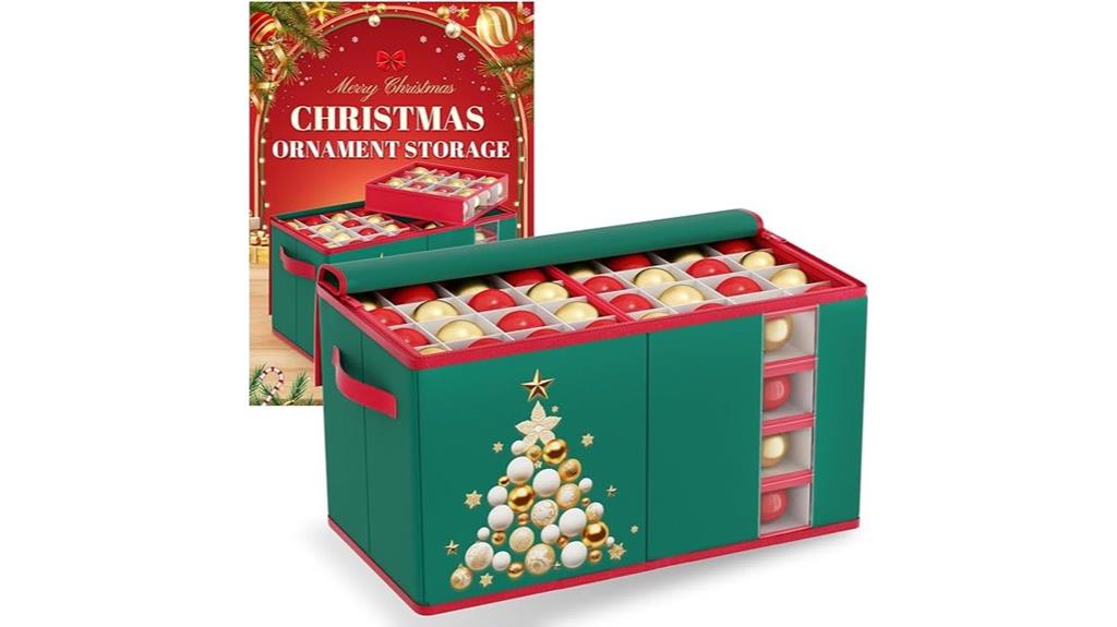 adjustable trays christmas storage