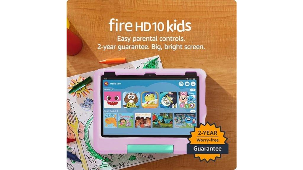 amazon fire hd 10 kids tablet